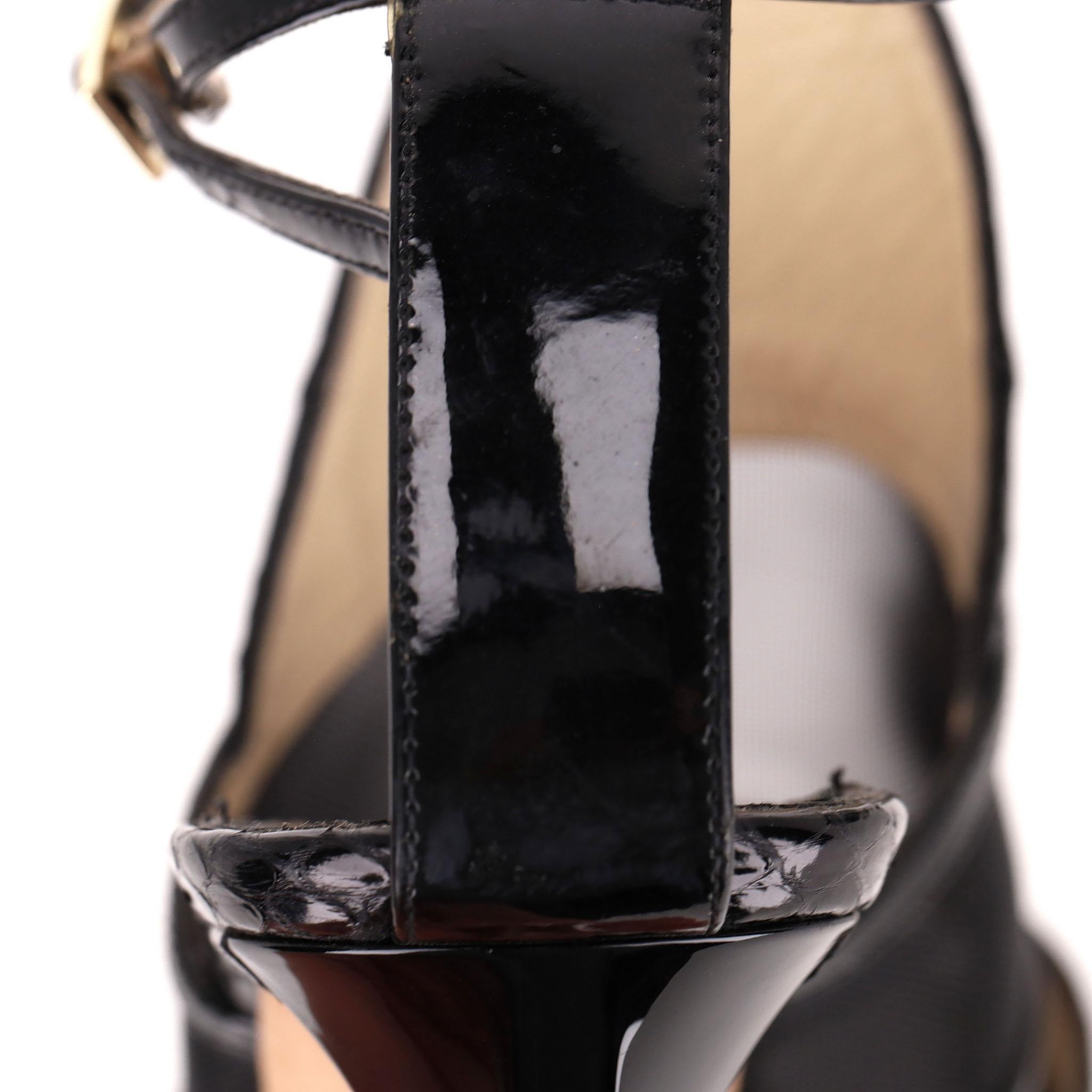 Jimmy Choo - Sandales en maille et peau de serpent en vente 2