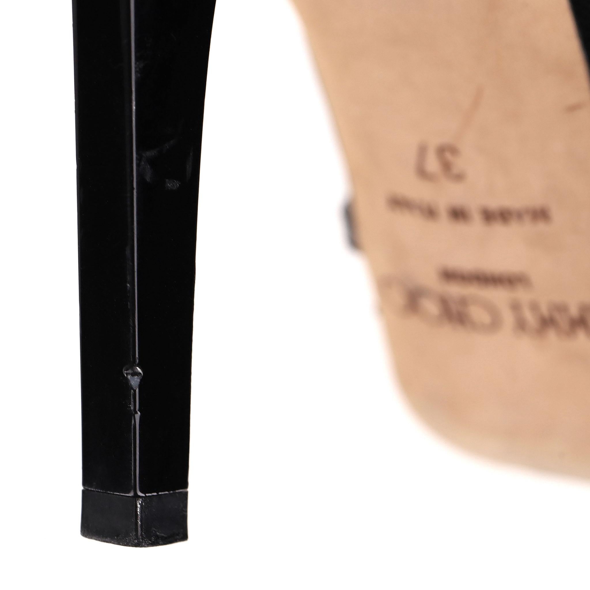 Jimmy Choo - Sandales en maille et peau de serpent en vente 4