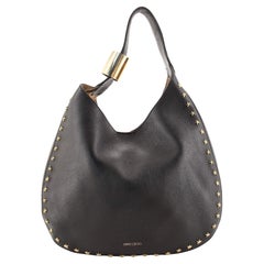Jimmy Choo Stevie Hobo Studded Leather