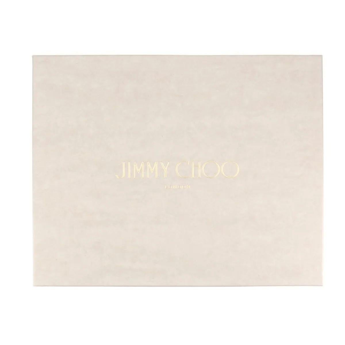 Jimmy Choo - Sandalo con zeppa e cinturino - Avorio in vendita 10