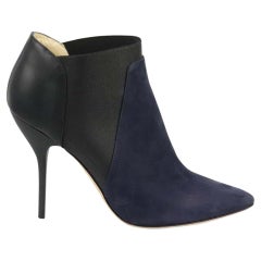 Jimmy Choo Suede And Leather Ankle Boots EU 39 UK 6 US 9 