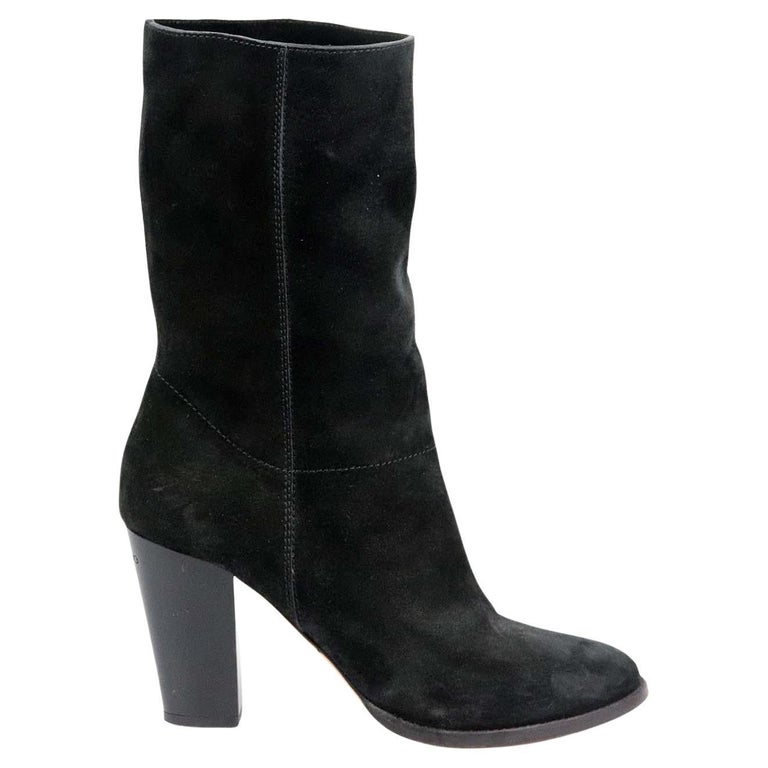 Jimmy Choo Suede Ankle Boots EU 40.5 UK 7.5 US 10.5 For Sale at 1stDibs