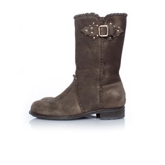 Jimmy Choo, suede biker boots