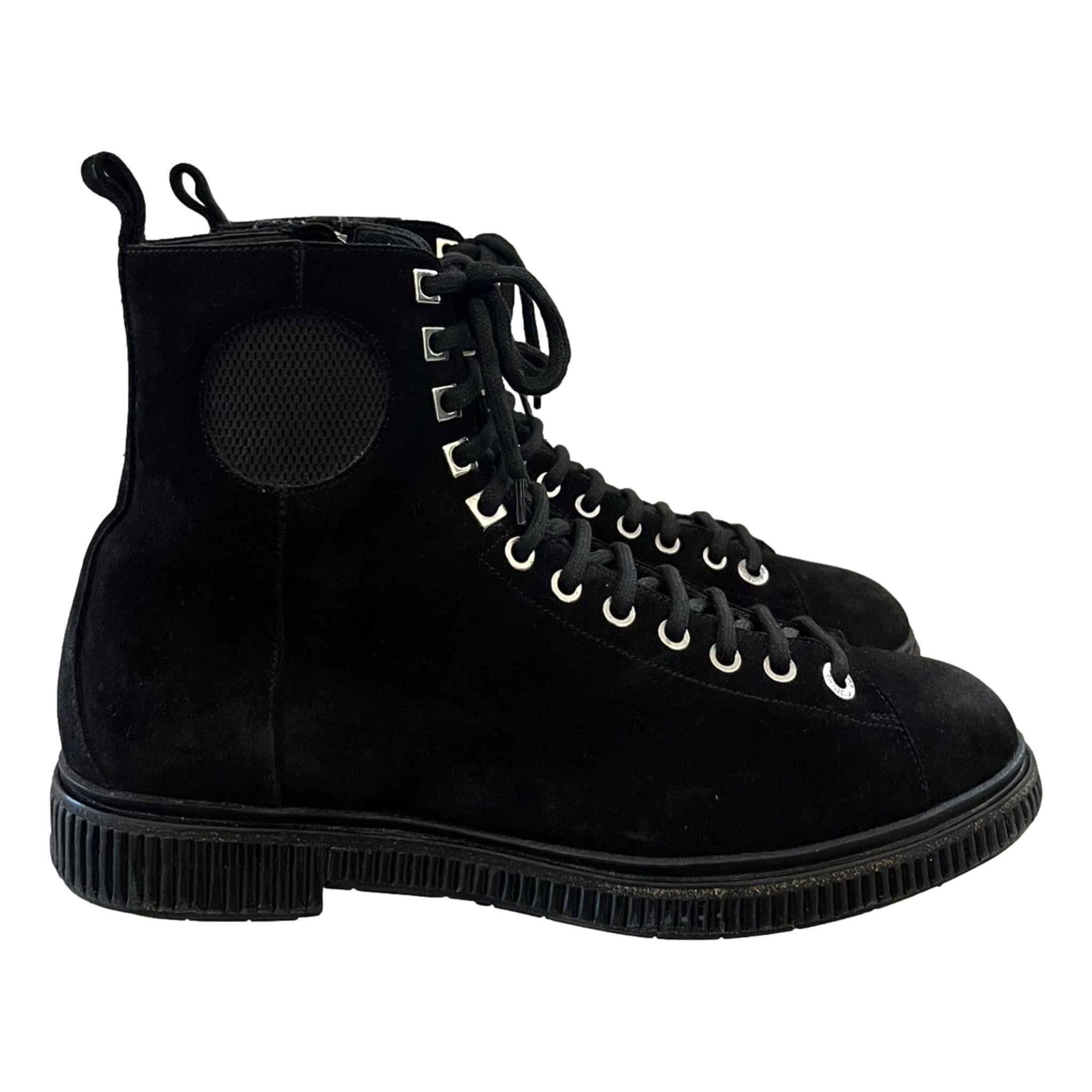 Noir Jimmy Choo - Bottes et baskets en daim en vente