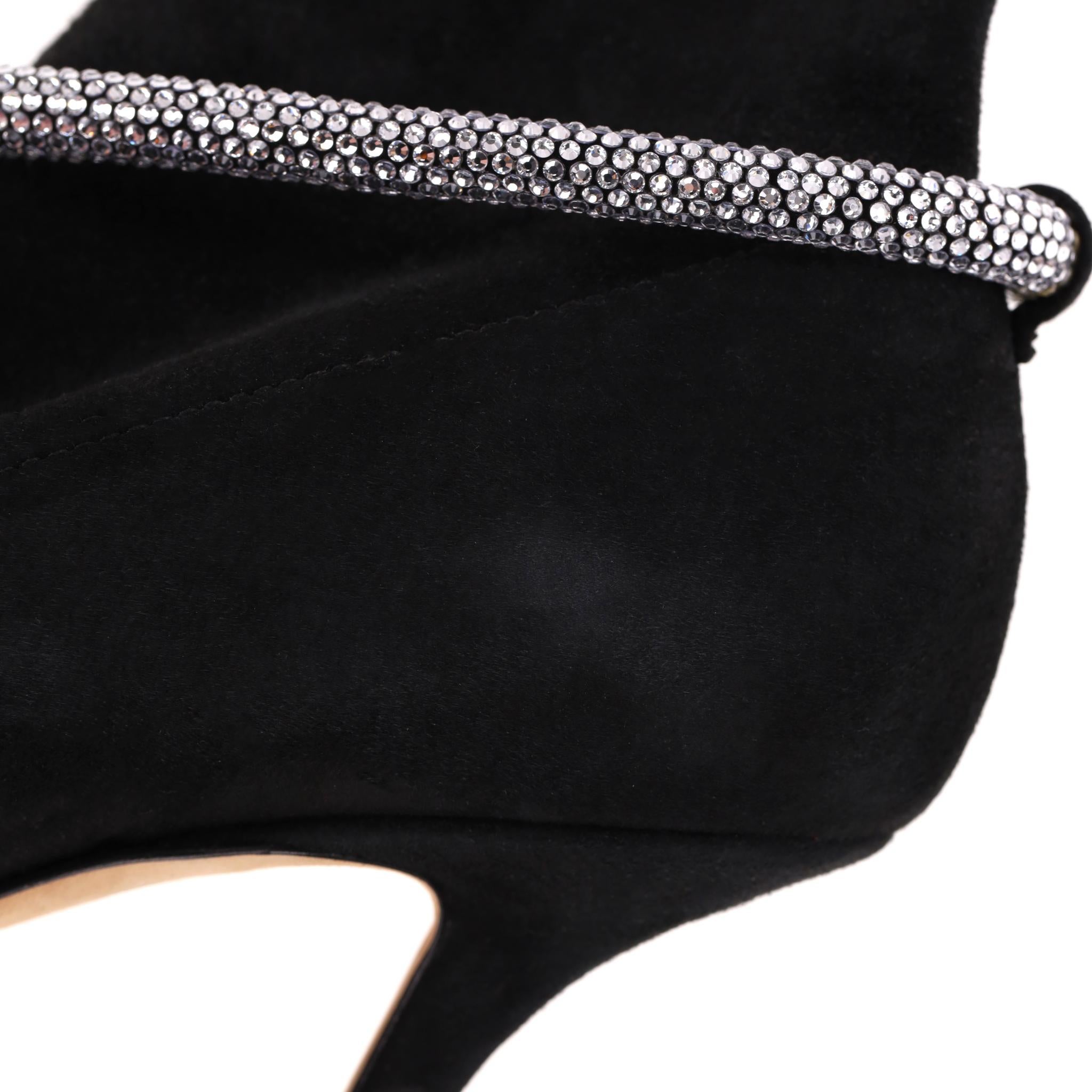 Jimmy Choo - Bottines en daim avec ornements - Taille 39 en vente 6