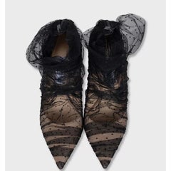 Jimmy Choo Suede & Mesh Pointed Toe Pumps Sz.40