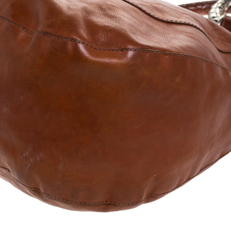 Jimmy Choo Tan Leather Ruby Hobo 1
