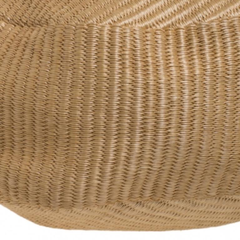 Jimmy Choo Tan Straw and Snake Skin Trim Handle Sky Hobo Bon état - En vente à Dubai, Al Qouz 2