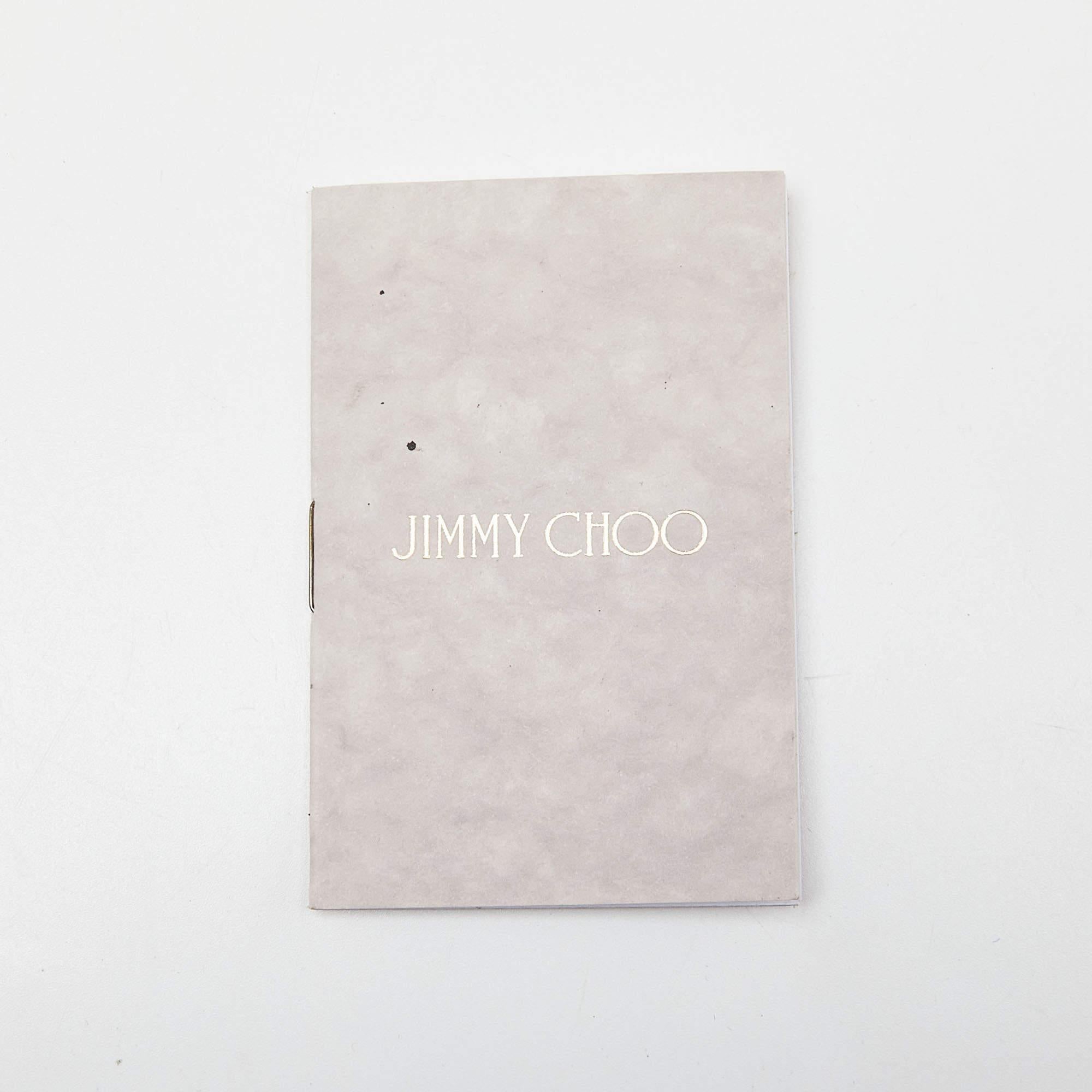 Jimmy Choo - Bottines longueur cheville en daim brun clair, taille 40,5 en vente 4