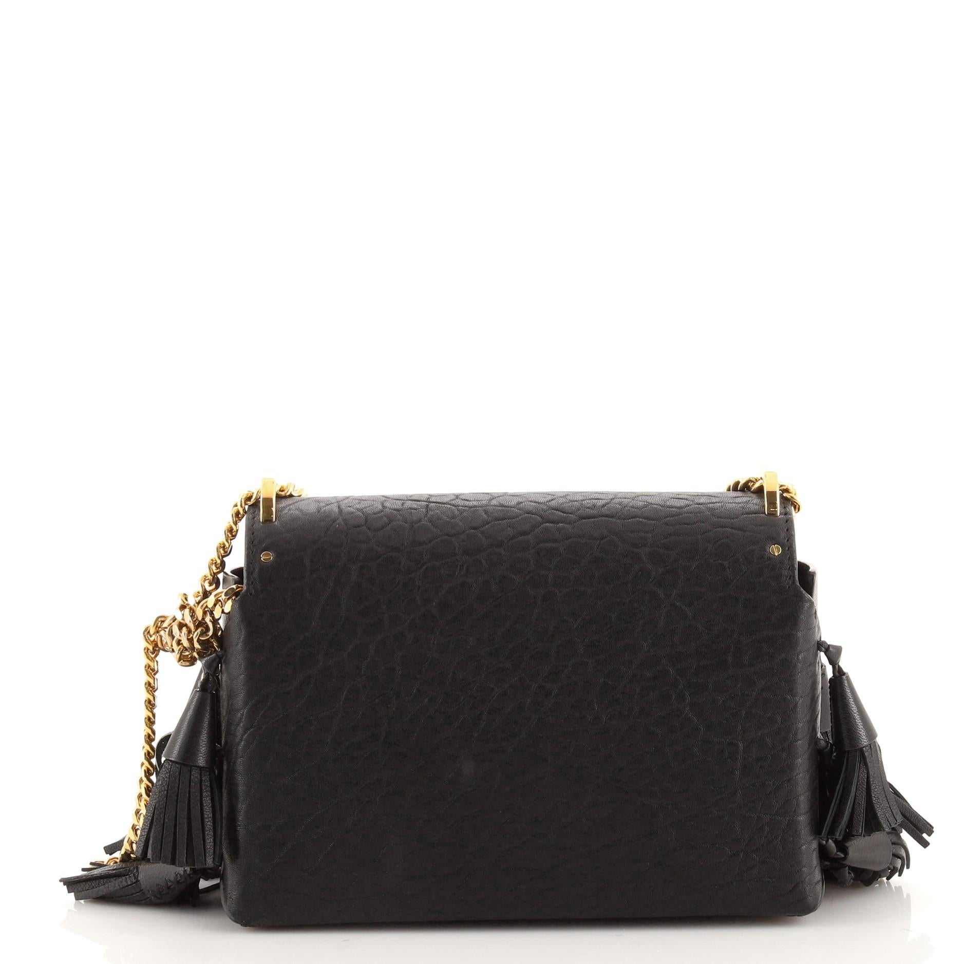 Jimmy Choo Lockett Petite Umhängetasche aus Leder mit Quasten im Zustand „Gut“ in NY, NY