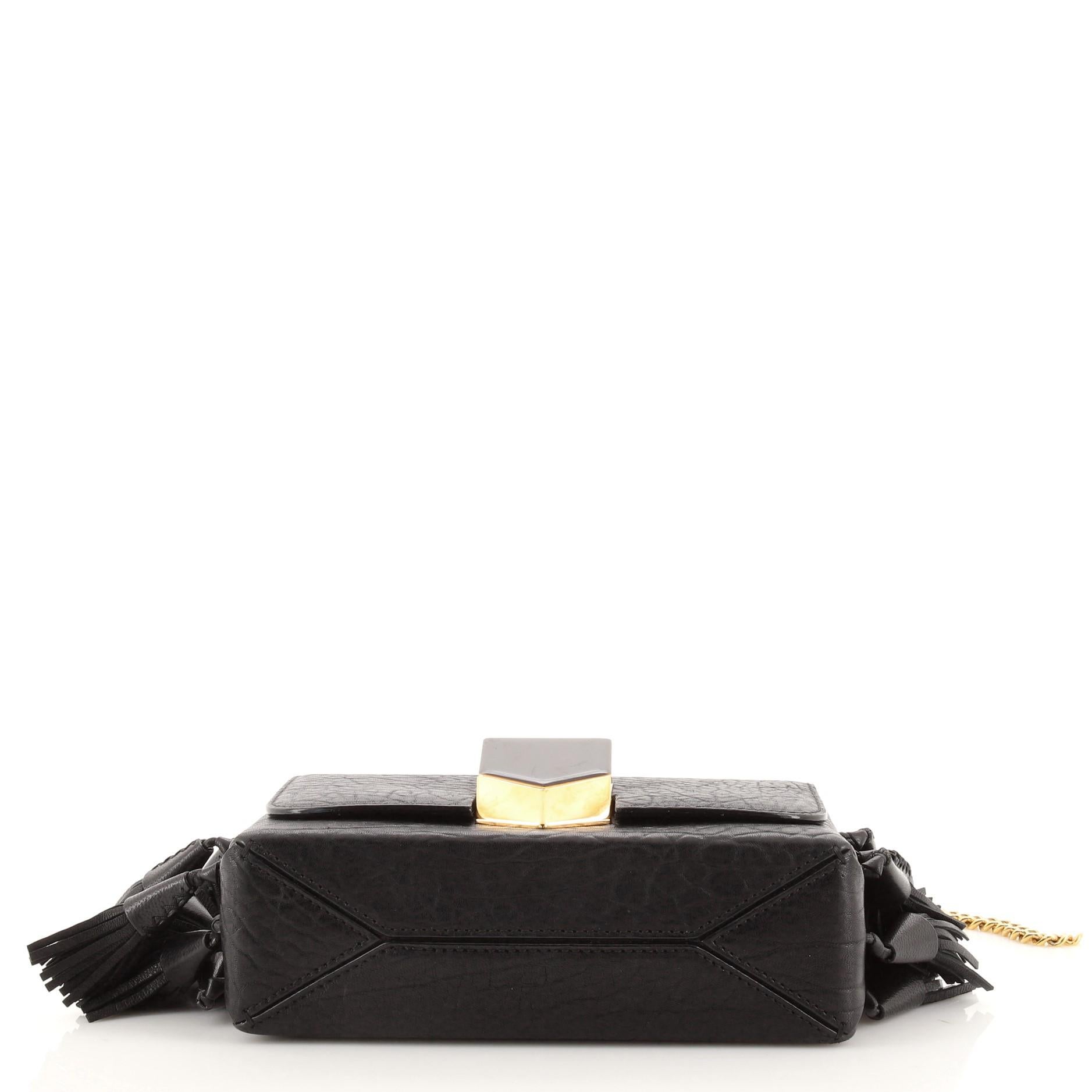 Jimmy Choo Lockett Petite Umhängetasche aus Leder mit Quasten für Damen oder Herren