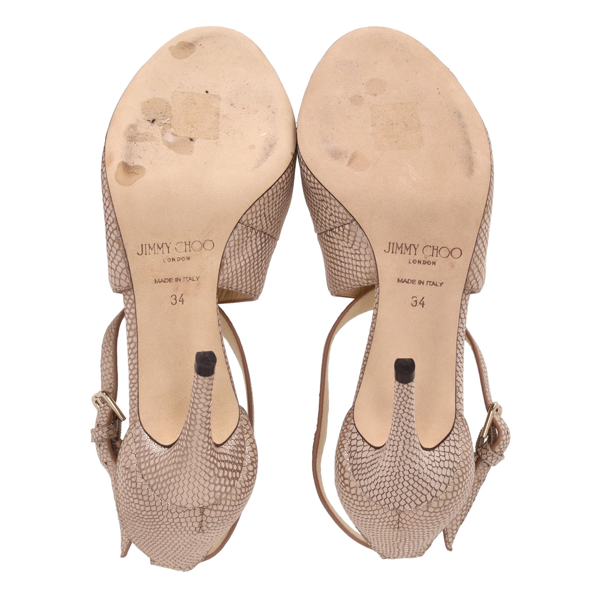 Sandalias Emily de piel texturizada Jimmy Choo en venta 1