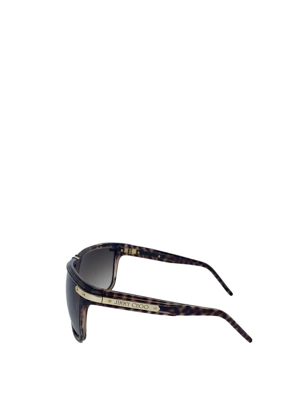 Jimmy Choo Tortoise shell mirrored-lens polarized Jimmy Choo aviator sunglasses.

Additional information:
Hardware: Acetate 
Lens: Mirrored, Purple
Size: 52/21/125
Overall condition: Excellent
Extras: Includes dust bag
