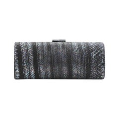 Jimmy Choo Tube Clutch Python Long