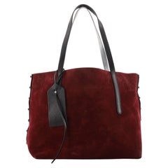Jimmy Choo Twist East West Tote Leather and Suede Medium