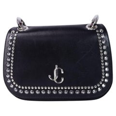Jimmy Choo Varenne sac à bandoulière en cuir noir