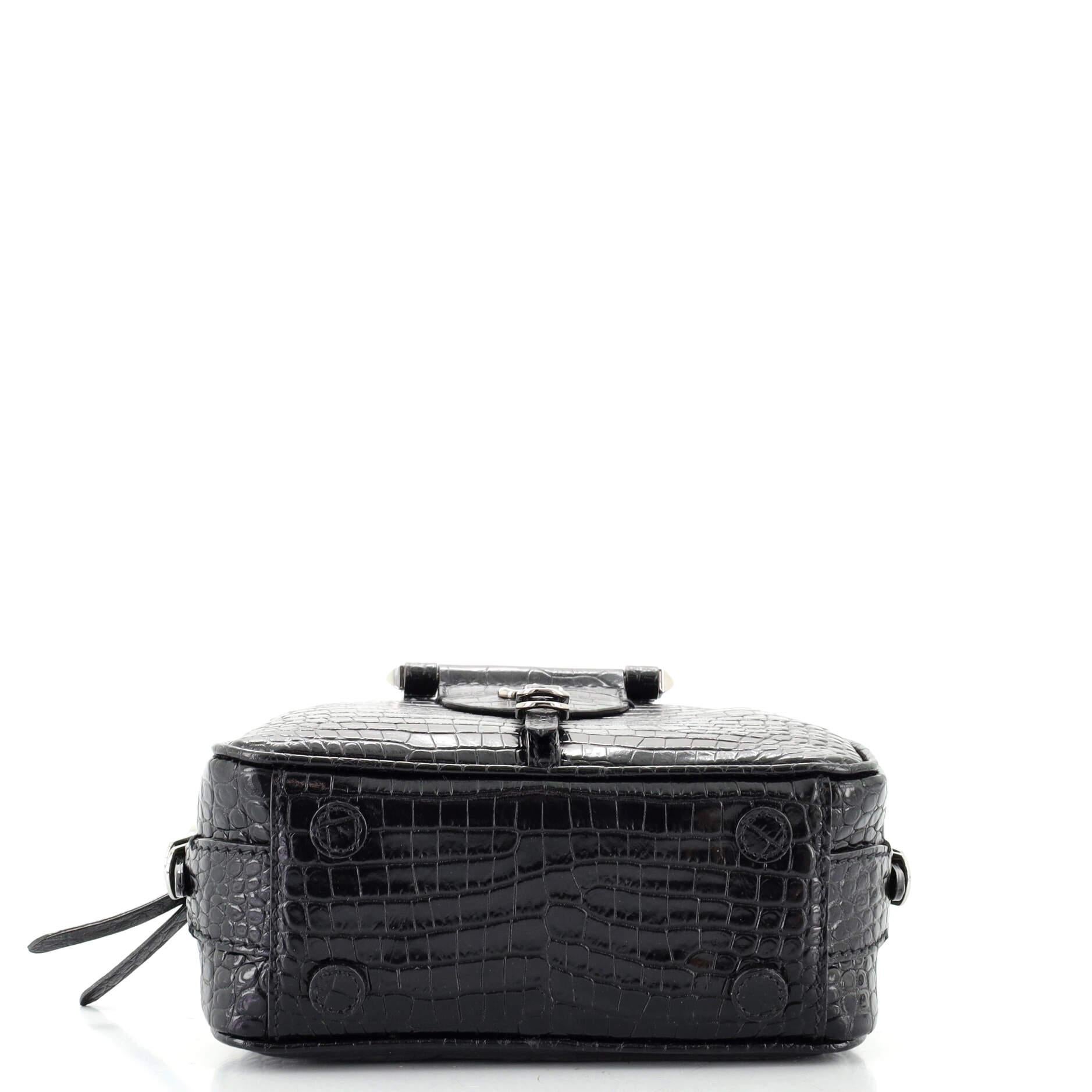 Women's or Men's Jimmy Choo Varenne Bowling Bag Embossed Leather Mini