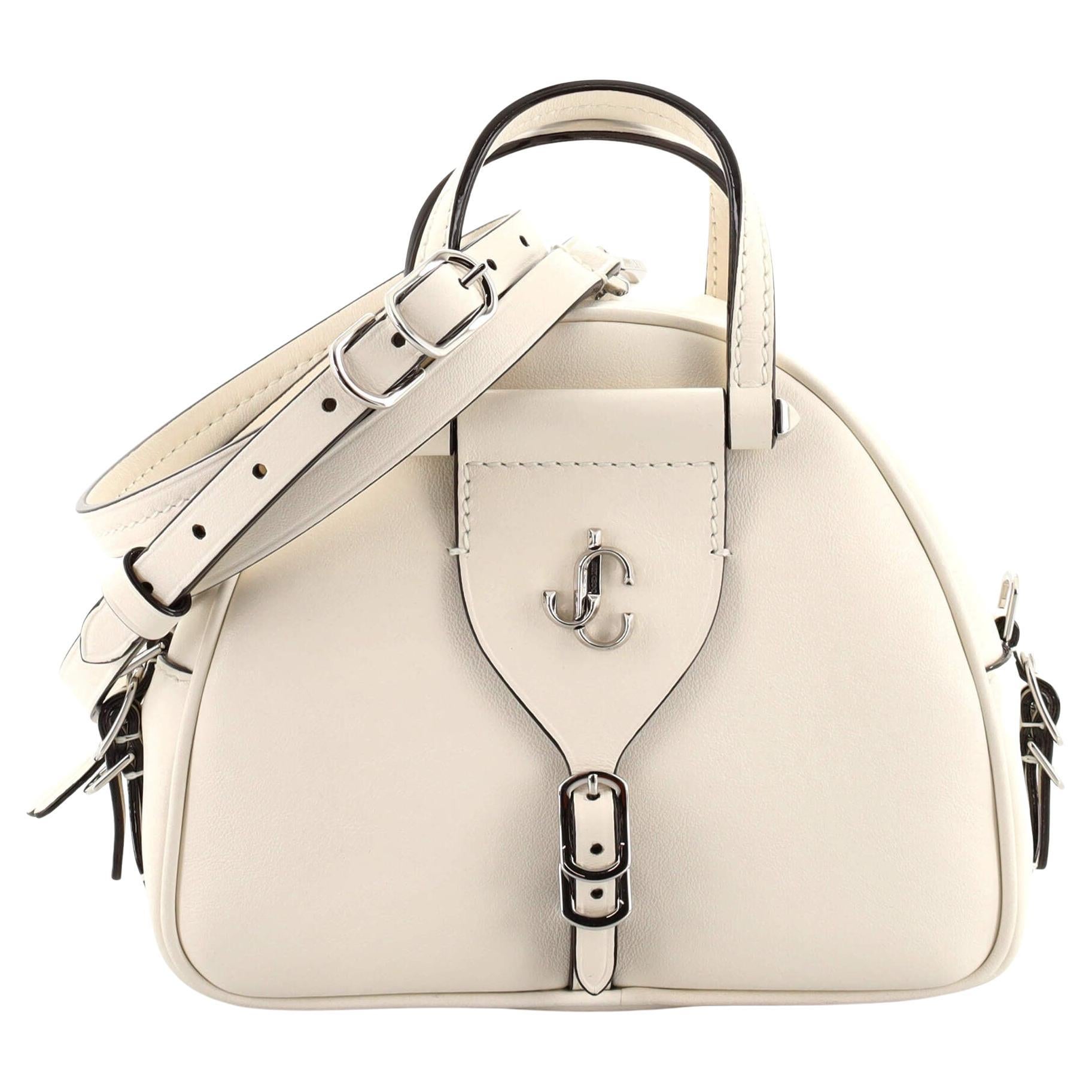 Jimmy Choo Varenne Bowling Bag Leather Mini at 1stDibs