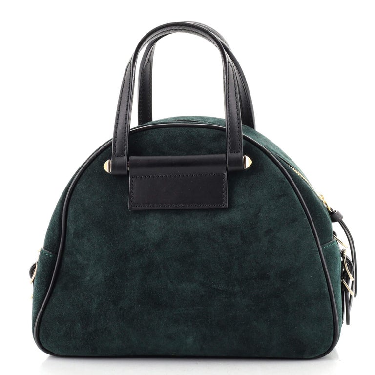 Jimmy Choo Varenne Bowling Bag Suede Small at 1stDibs