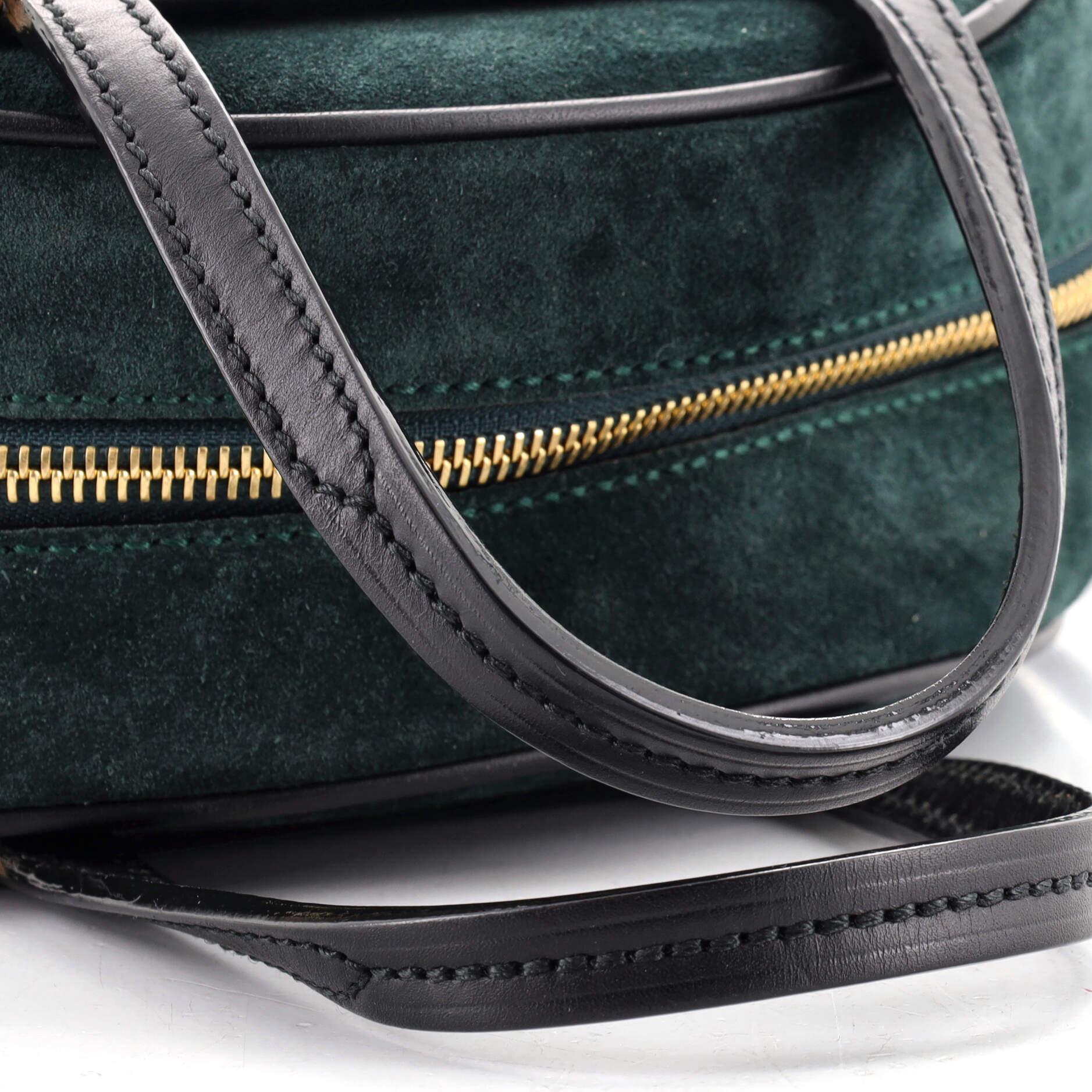 Jimmy Choo Varenne Bowlingtasche aus Wildleder, klein 2