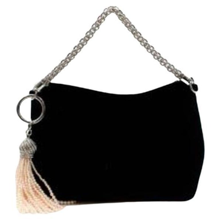 Jimmy Choo Velvet Callie Clutch Bag For Sale at 1stDibs