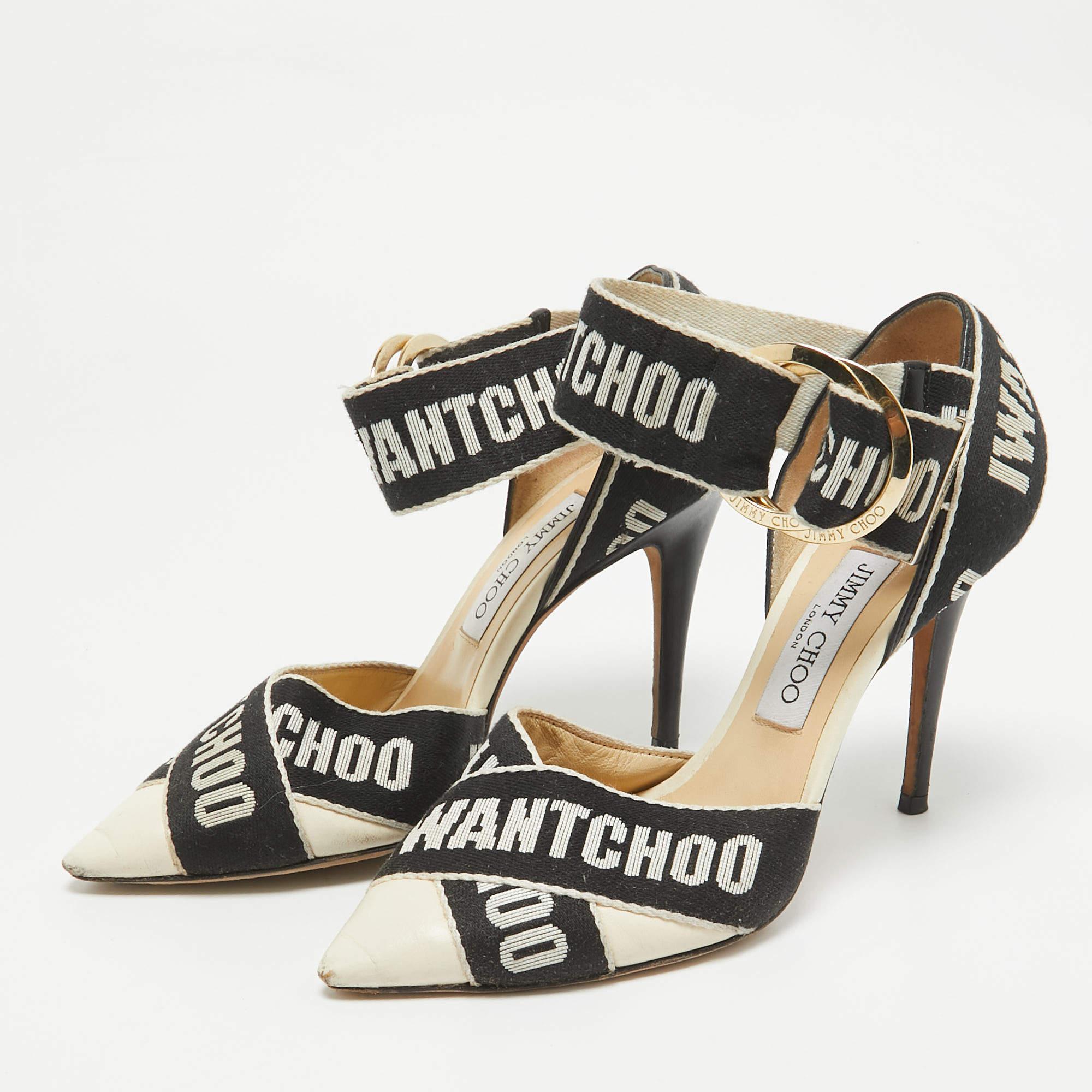 Make a chic style statement with these designer pumps. They showcase sturdy heels and durable soles perfect for your fashionable outings