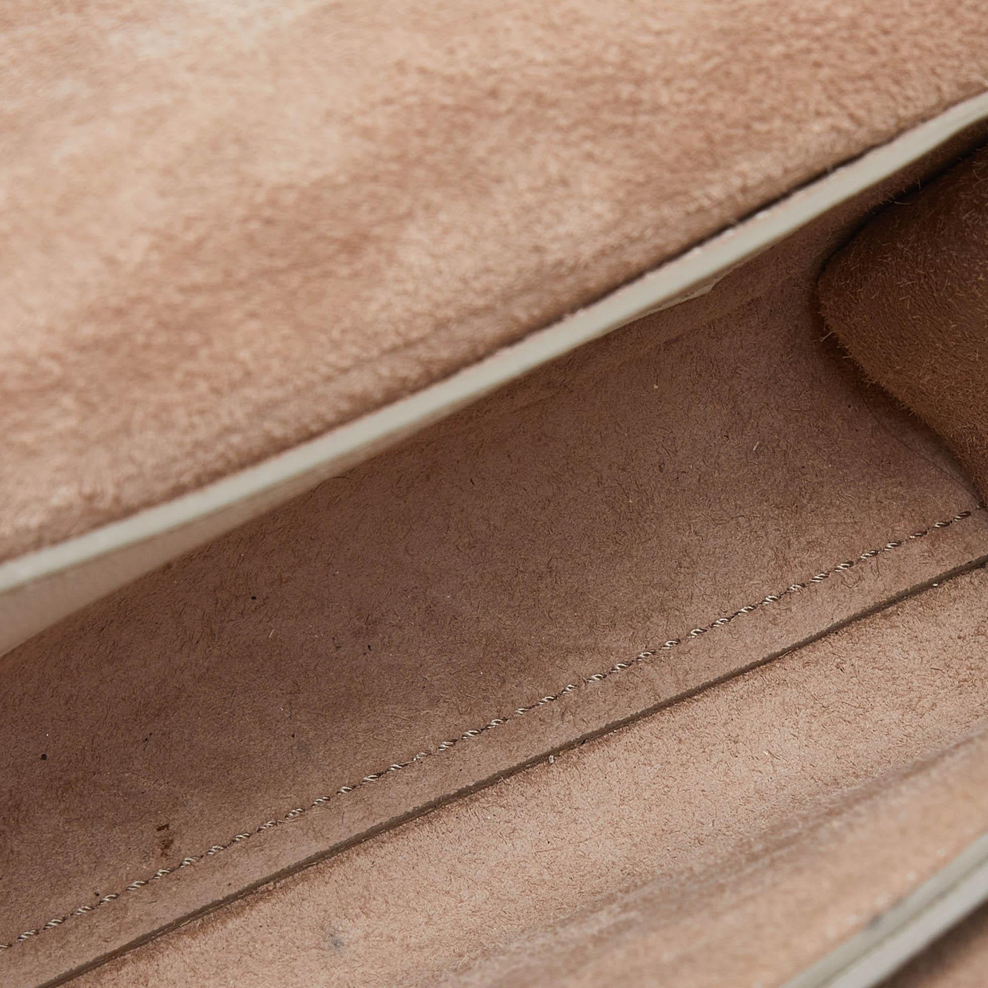 Jimmy Choo White Leather Rebel Crossbody Bag 4