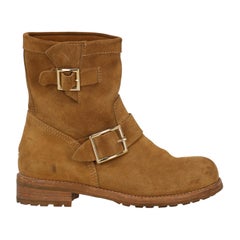 Jimmy Choo Woman Ankle boots Camel Color Leather IT 35.5