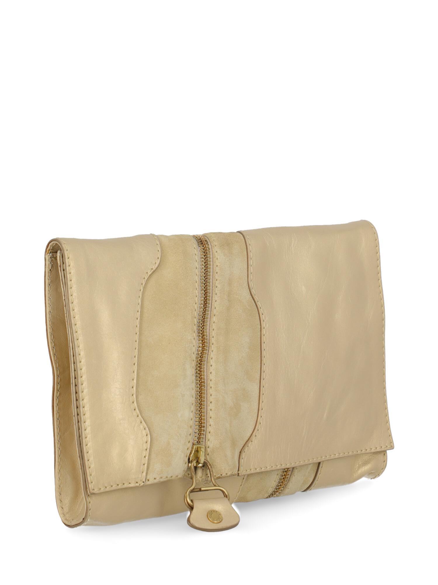 Jimmy Choo Woman Clutch bag Gold  In Fair Condition For Sale In Milan, IT
