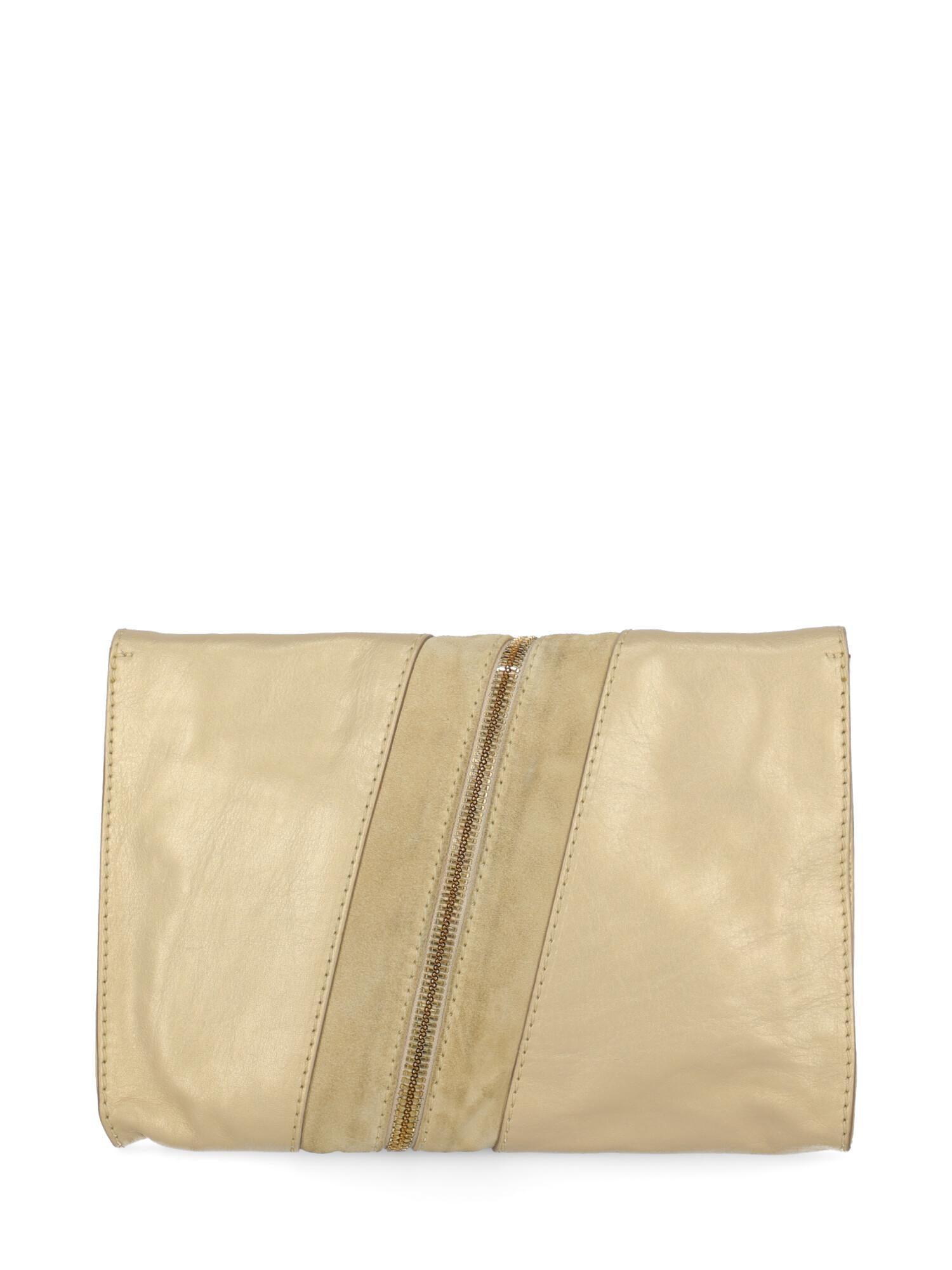 Women's Jimmy Choo Woman Clutch bag Gold  For Sale
