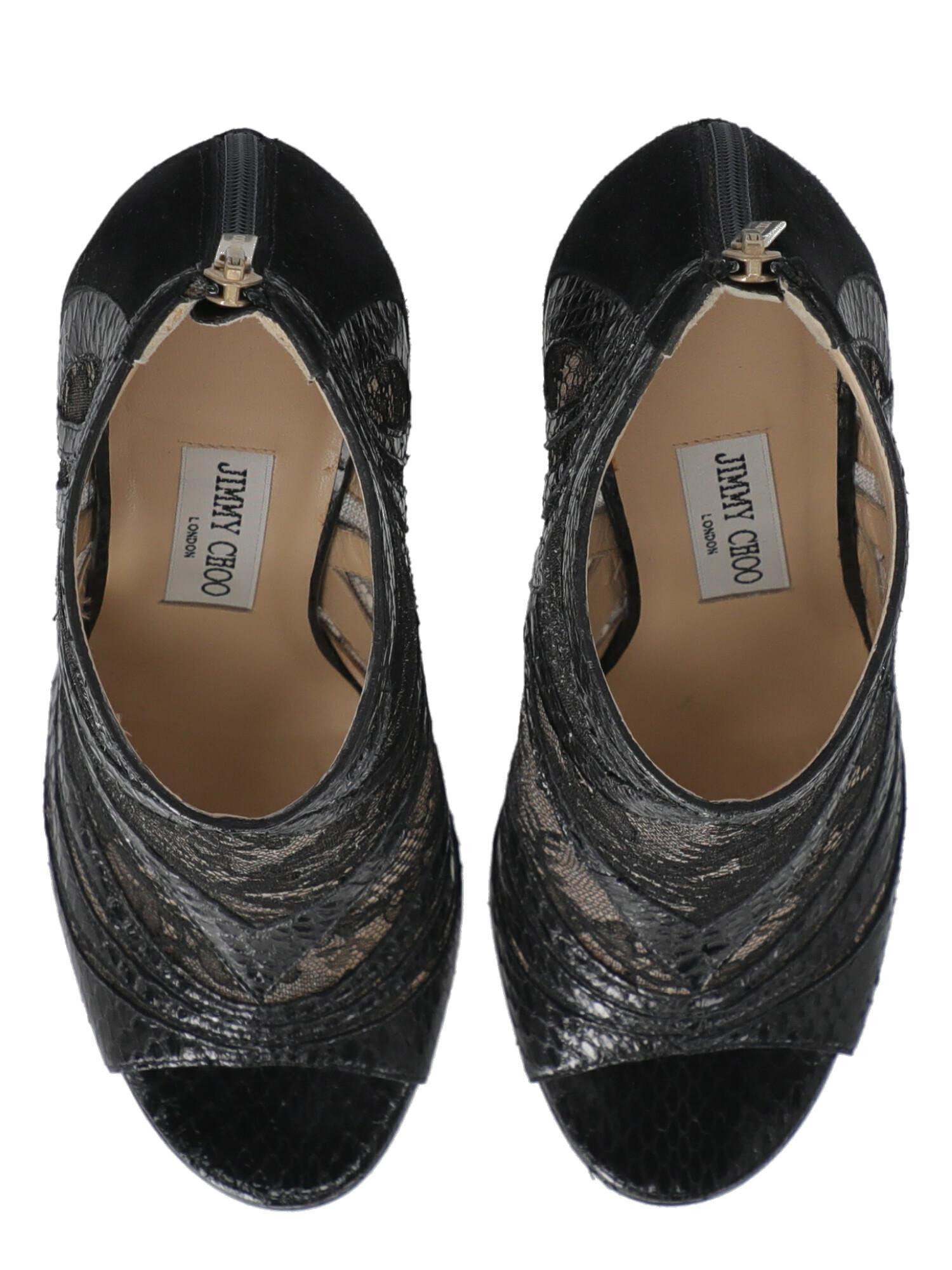 Jimmy Choo Women  Ankle boots Black Leather IT 40 For Sale 2