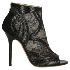 Jimmy Choo Women  Ankle boots Black Leather IT 40