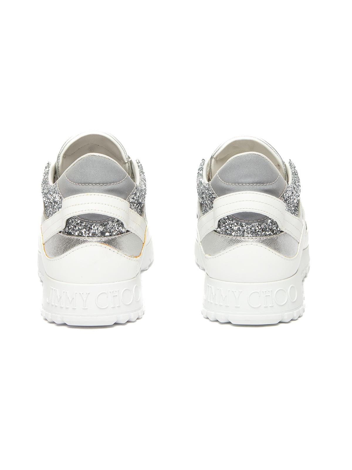 jimmy choo glitter sneakers