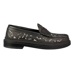 JIMMY CHOO x Eric Haze Collection curata da Poggi Taglia 7,5 Mocassini in cotone bianco
