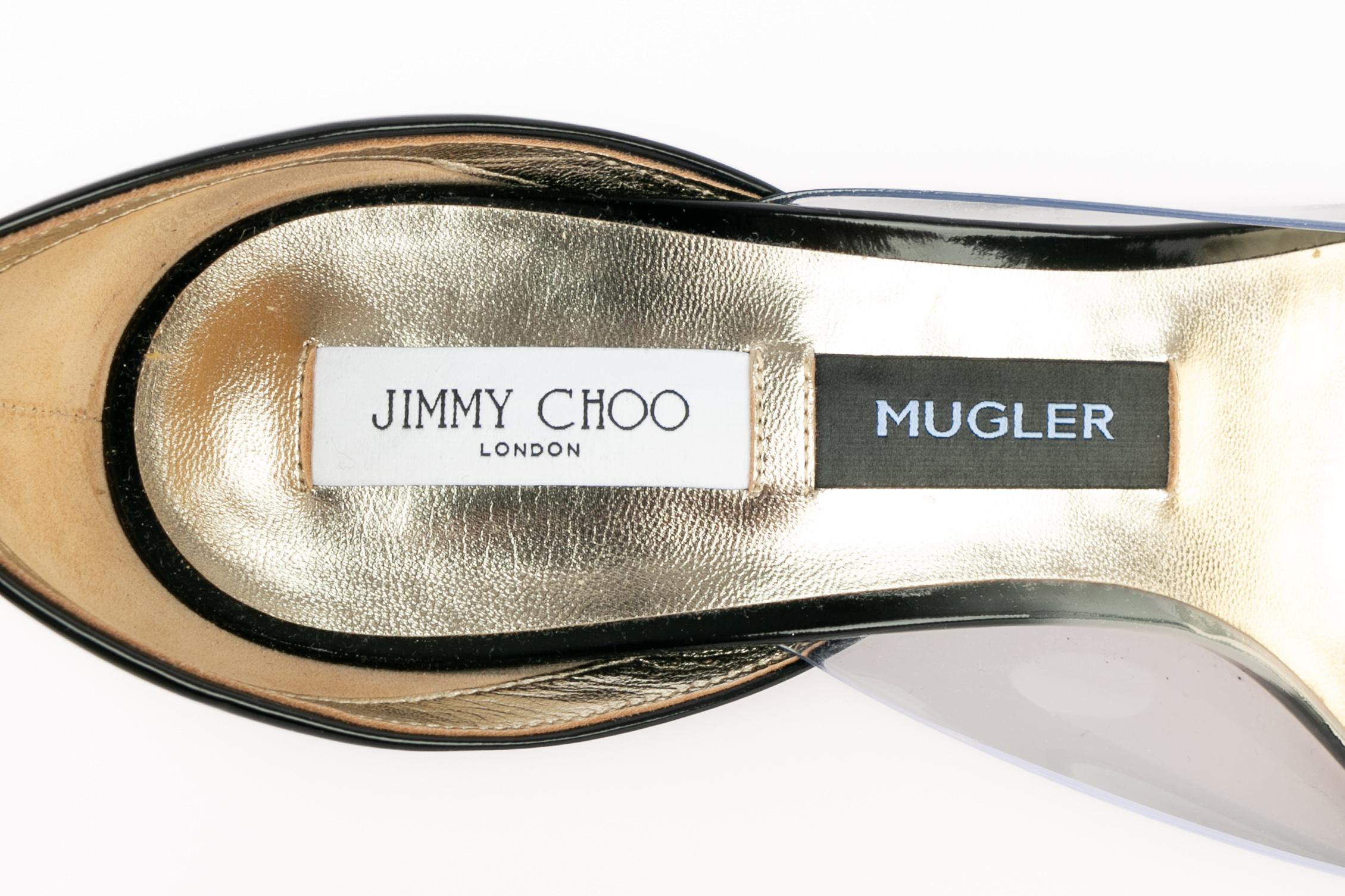 Jimmy Choo x Mugler 2022 stilettoes en vente 3