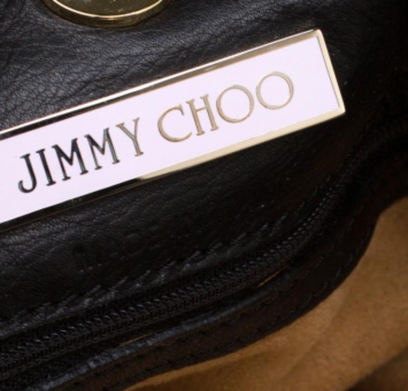 Jimmy Choo - Odette - Fourre-tout en poils de veau imprimé zèbre et bordures en peau de serpent en vente 1