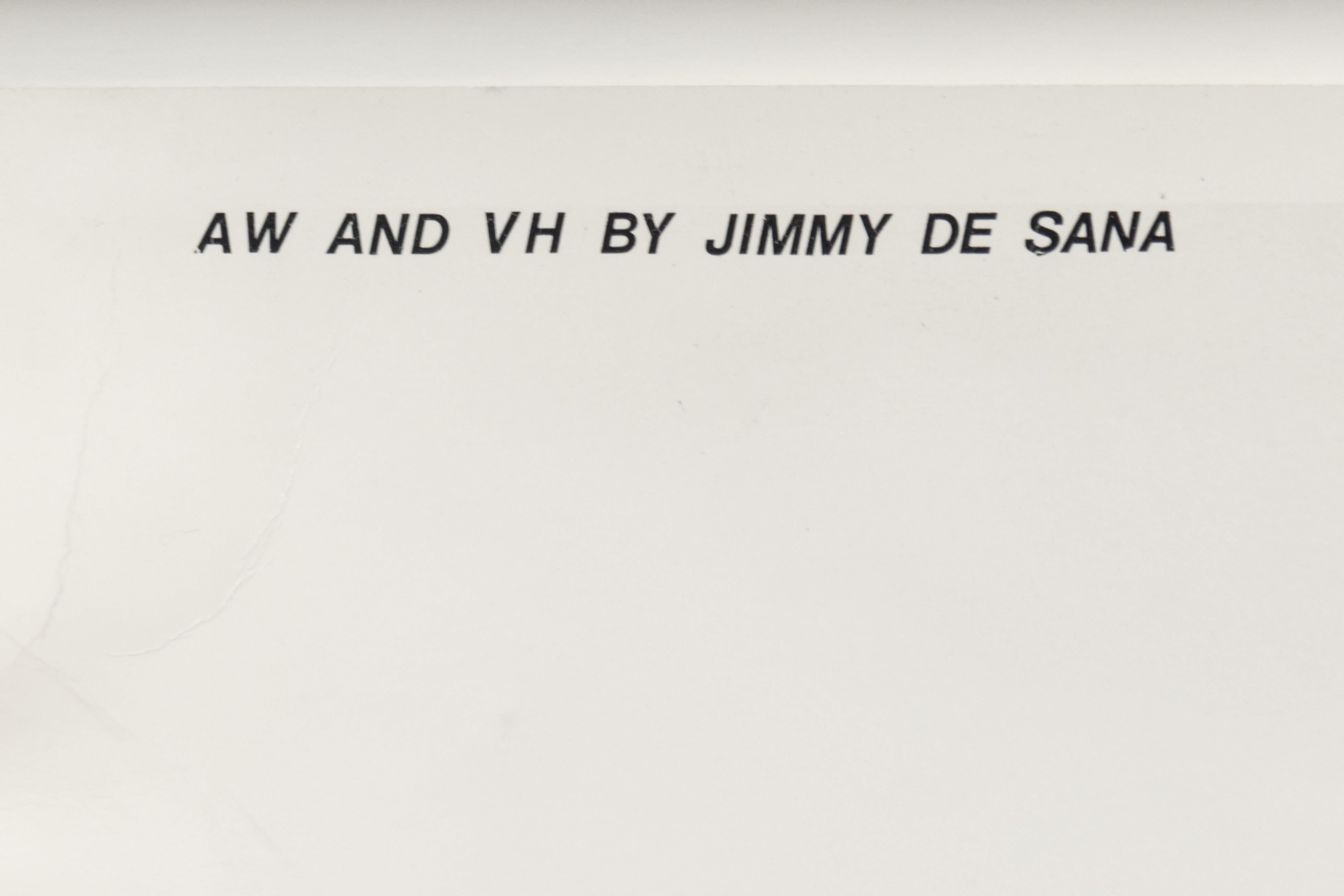Andy Warhol y Victor Hugo - Black and White Photograph Gris de Jimmy DeSana