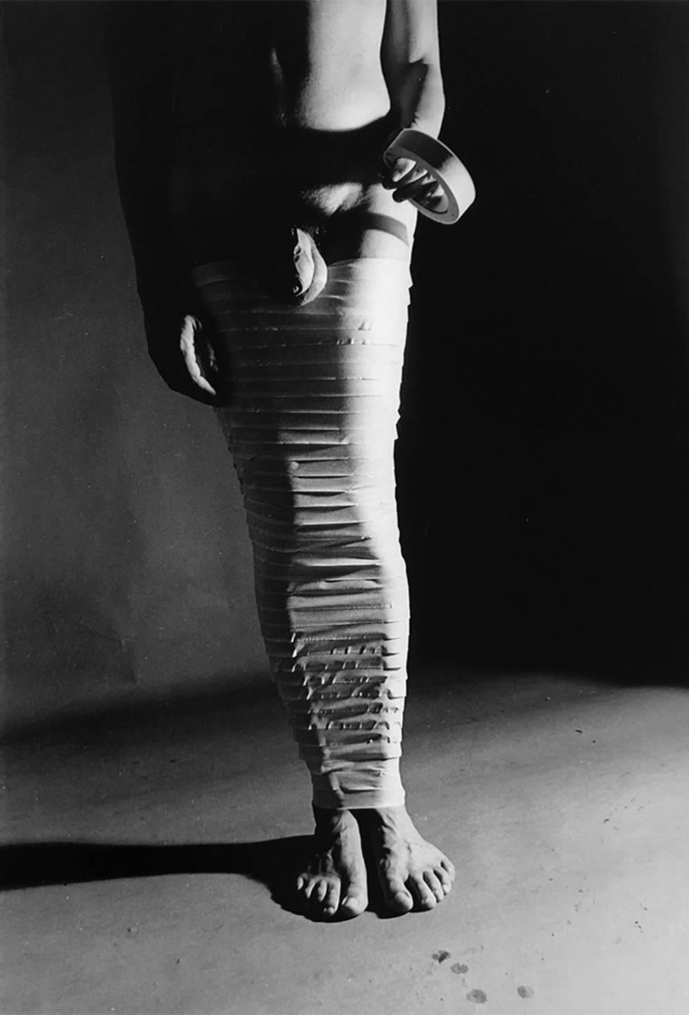 Jimmy DeSana Nude Photograph - Masking Tape (Study)