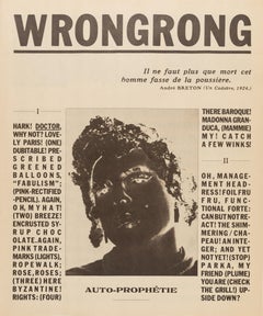 Vintage “Wrongrong” publication [Based on “Un Cadaver” by André Breton, 1924]