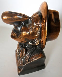 Jimmy Durante Character Still Bank, American, 1940s