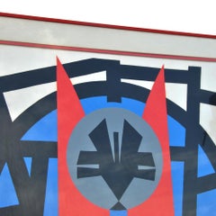 Assiette de lithographie V de Jimmy Ernst, 1970