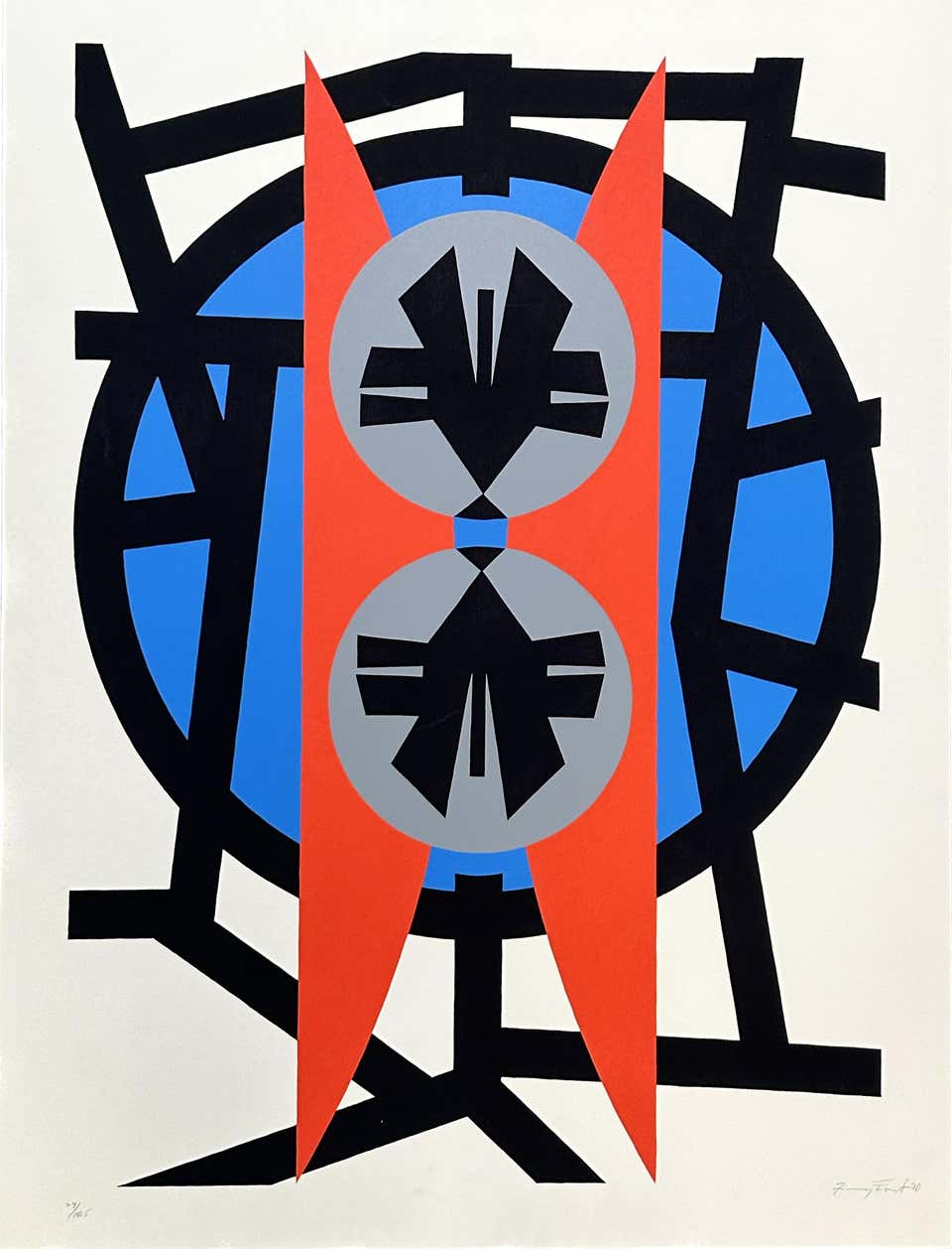 1970 Signed Limited Edition Large Screen Print II