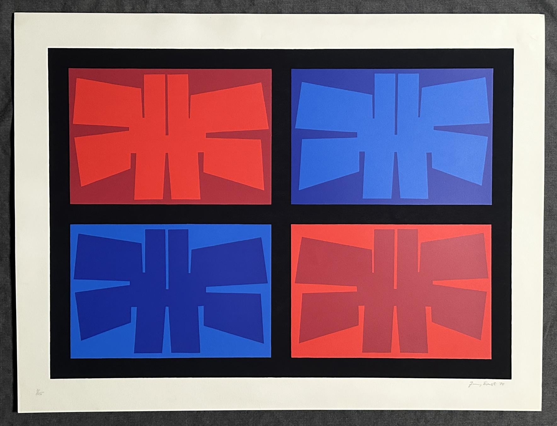 1970 Signed Limited Edition Large Screen Print III For Sale 2
