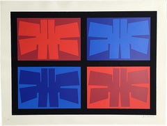 1970 Firmato Edizione Limitata Grande Serigrafia III