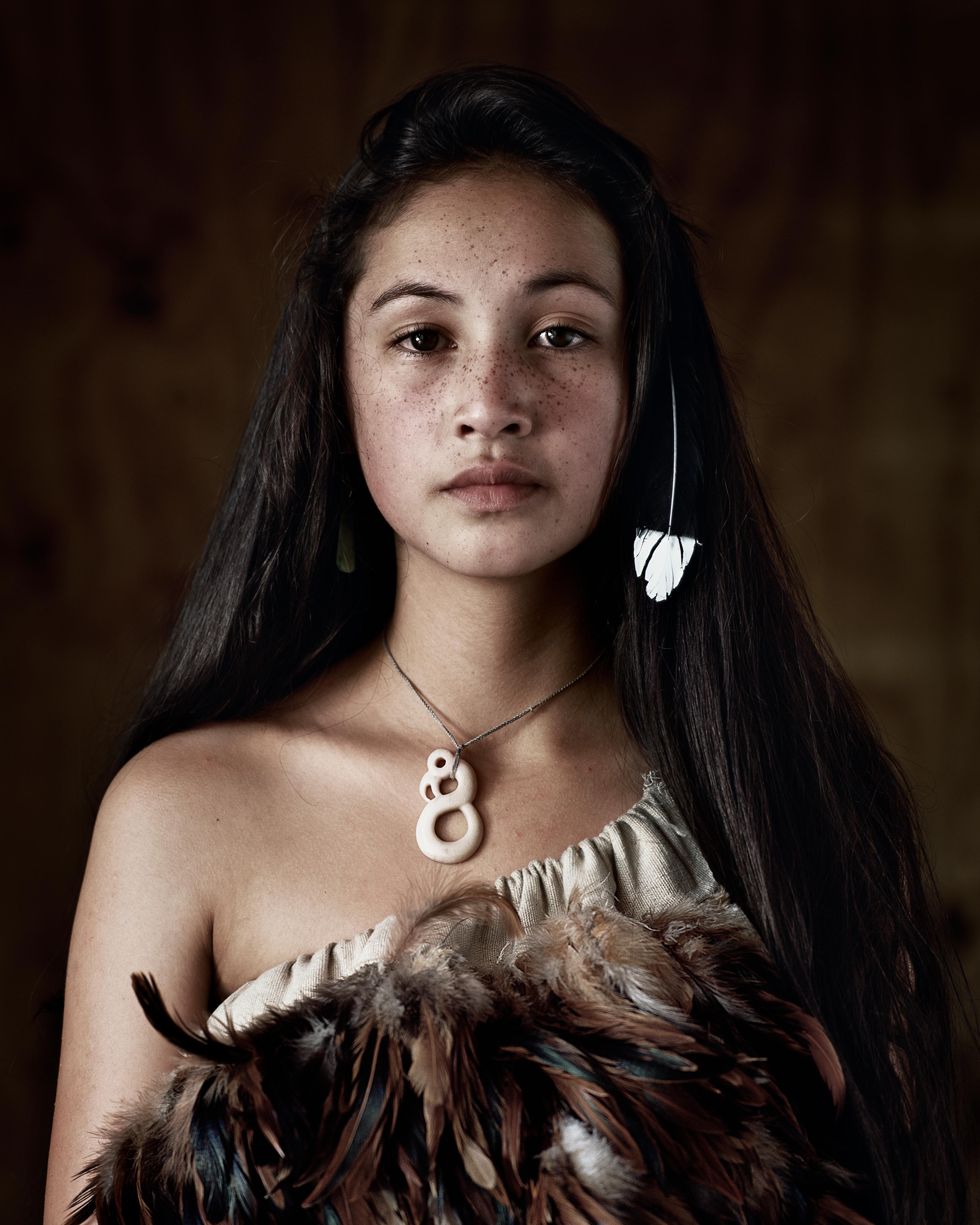 Jimmy Nelson Portrait Photograph - IX 141 // IX Maori, New Zealand (66.93" x 55.11")