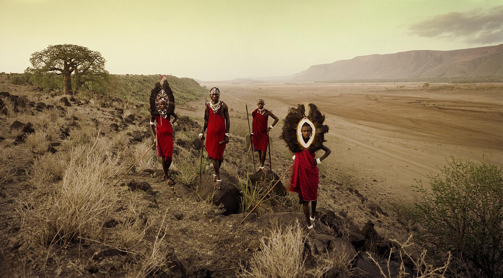 Jimmy Nelson - VIII 450 // VIII Maasai, Fotografía 2010, Impresión posterior