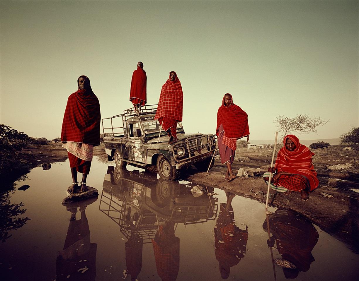 Jimmy Nelson - VIII 461 // VIII Maasai, Fotografía 2010, Impresión posterior