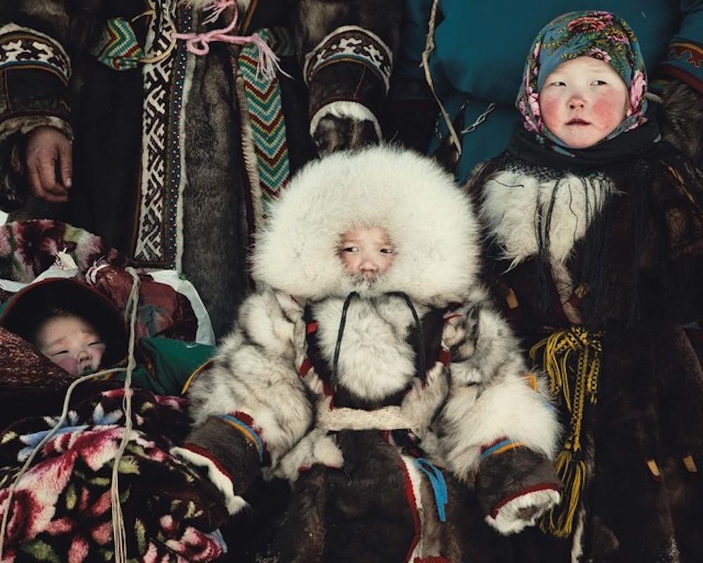 "The Nenet are reindeer herders, migrating across the Yamal peninsula for more than a millennium already, facing with temperatures ranging from -50°C in winter to 35°C in summer. Their annual migration of over a 1000 km includes a 48 km crossing of