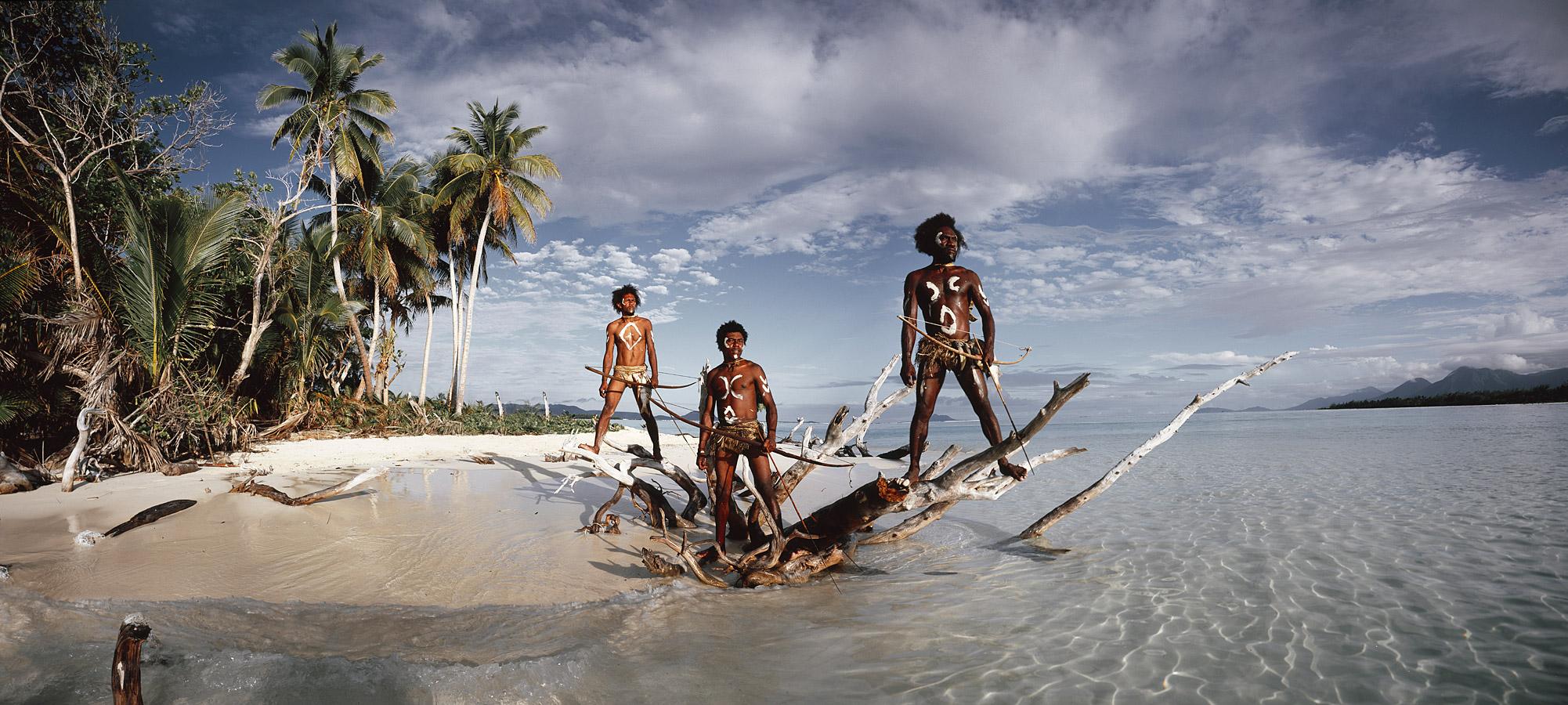 "XXI 306 - Ni Vanuatu Men -  Rah lava Island, Torba Province - Vanuatu Islands, 2011

Settlement on the 85 Vanuatu islands dates back to around 500 BC. There is evidence that Melanesian navigators from Papua New Guinea were the first to colonise