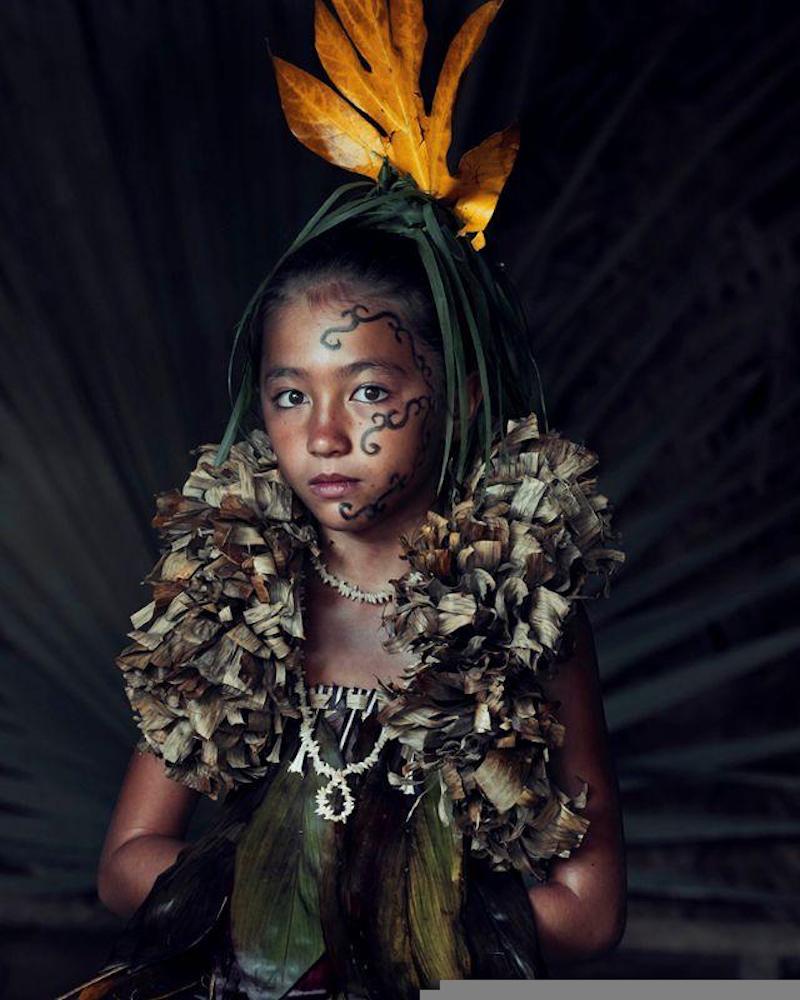 XXVI 5 Te Pua O Feani, Atuona, Hiva Oa, Marquesas Islands French Polynesia

Having been fascinated by traditional bodily decoration for many years, it was no wonder that Jimmy would eventually end up photographing the Marquesan Islanders of Northern
